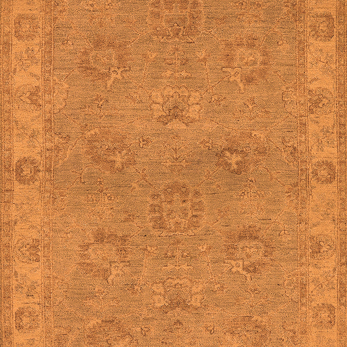 Oriental Orange Traditional Rug, urb998org