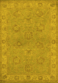 Oriental Yellow Traditional Rug, urb998yw