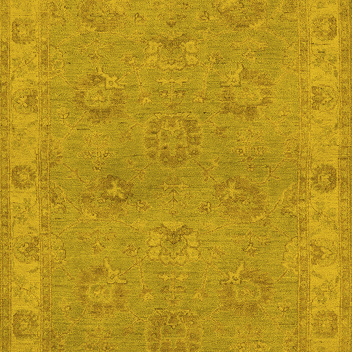 Oriental Yellow Traditional Rug, urb998yw