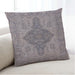 Lifestyle Image of Mid-Century Modern Urban Square Mauve Taupe Purple Throw Pillow, 18 inch by 18 inch, pwurb999
