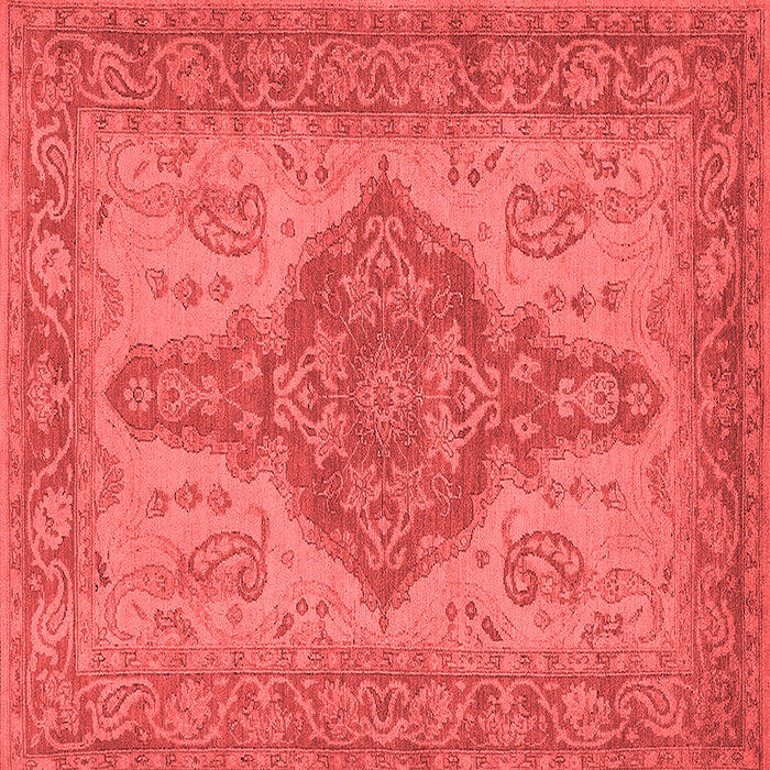 Machine Washable Oriental Red Traditional Rug, wshurb999red