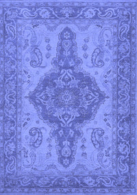 Oriental Blue Traditional Rug, urb999blu