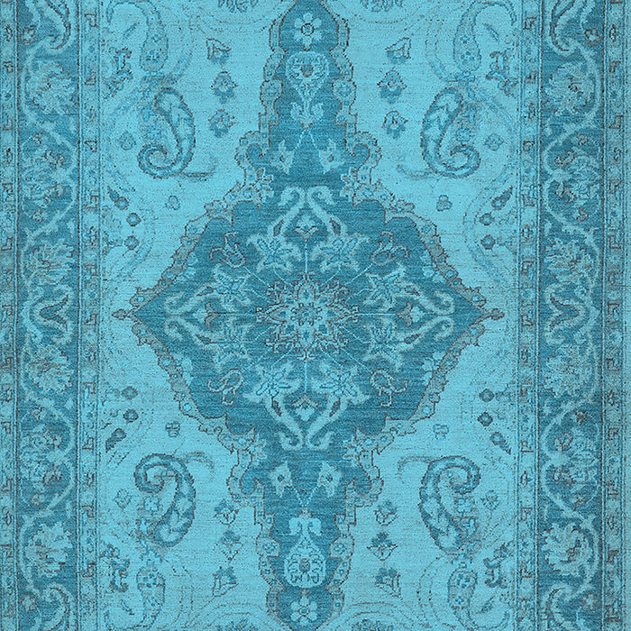 Oriental Light Blue Traditional Rug, urb999lblu