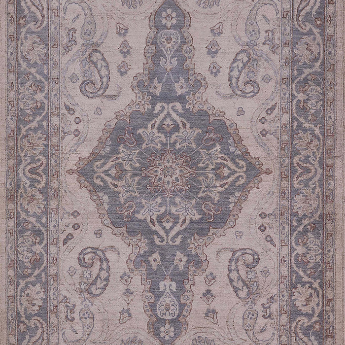 Mid-Century Modern Mauve Taupe Purple Oriental Rug, urb999