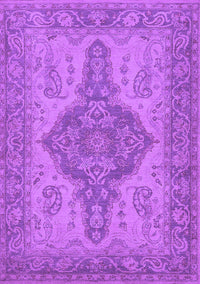 Oriental Purple Traditional Rug, urb999pur