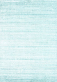 Machine Washable Contemporary Light Slate Blue Rug, wshcon1004