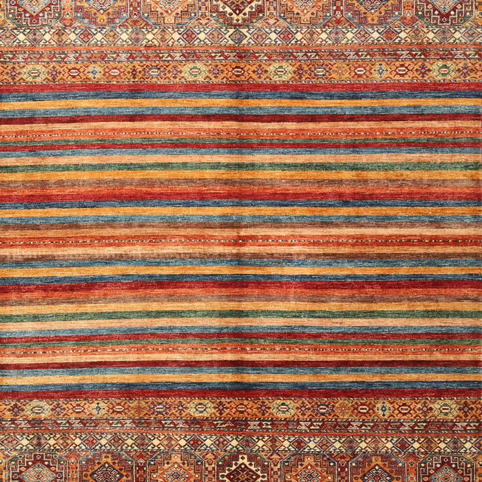 Machine Washable Contemporary Peru Brown Rug, wshcon1005