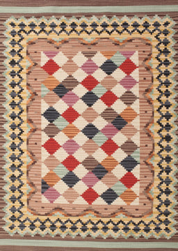 Machine Washable Contemporary Sienna Brown Rug, wshcon1007