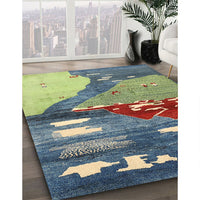 Contemporary Gray Modern Rug, con1009