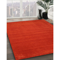 Contemporary Red Modern Rug, con100