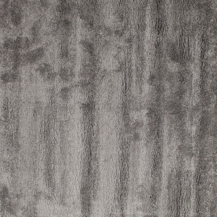 Machine Washable Contemporary Carbon Gray Rug, wshcon1010