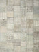 Contemporary Desert Sand Beige Patchwork Rug, con1012