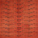 Sideview of Machine Washable Contemporary Neon Red Rug, wshcon1013