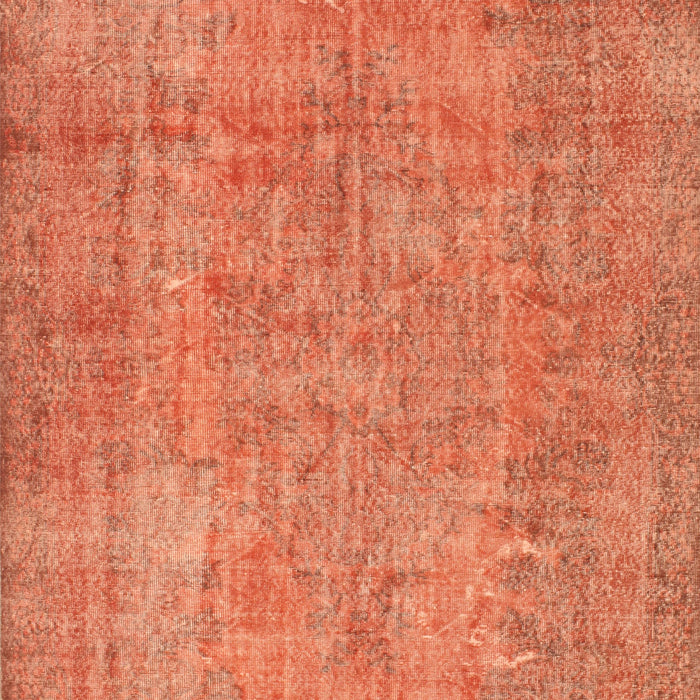 Machine Washable Contemporary Orange Red Rug, wshcon1015