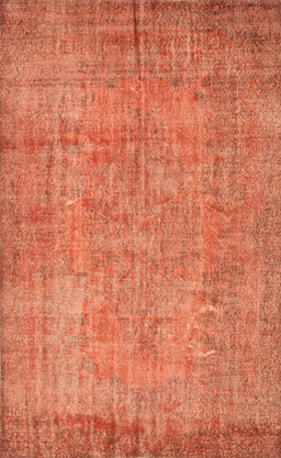 Contemporary Orange Red Modern Rug, con1015