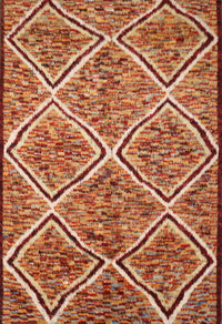 Machine Washable Contemporary Sand Brown Rug, wshcon1017