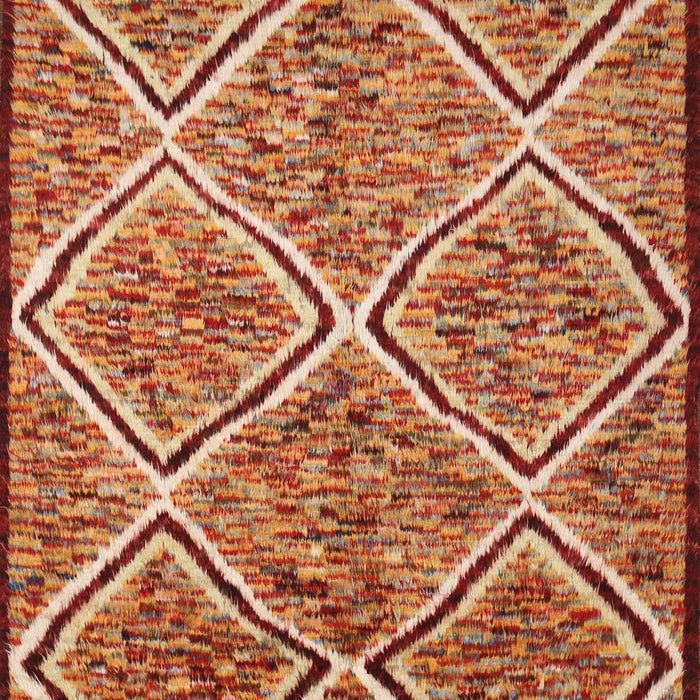 Machine Washable Contemporary Sand Brown Rug, wshcon1017