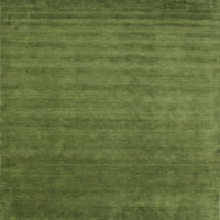 Machine Washable Contemporary Seaweed Green Rug, wshcon101