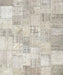 Contemporary Sage Green Patchwork Rug, con1022