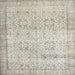 Square Contemporary Camel Brown Modern Rug, con1023