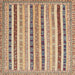 Sideview of Machine Washable Contemporary Dark Gold Brown Rug, wshcon1028