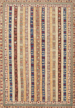 Machine Washable Contemporary Dark Gold Brown Rug, wshcon1028