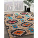 Machine Washable Contemporary Sepia Brown Rug in a Family Room, wshcon1030