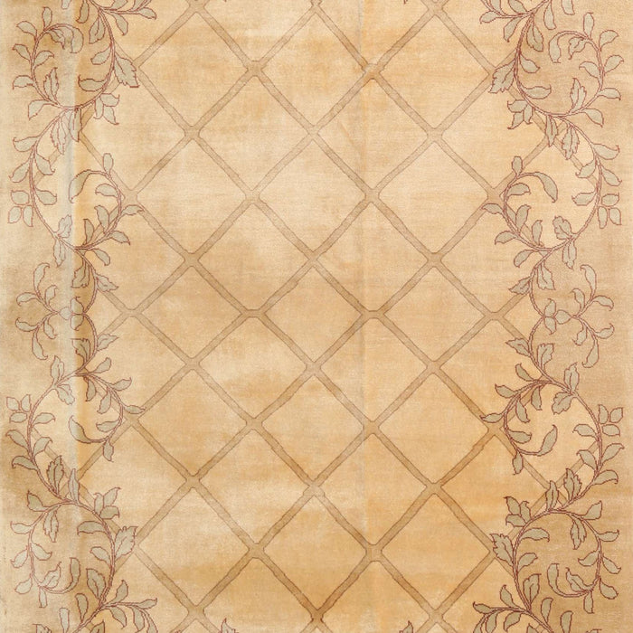 Contemporary Orange Modern Rug, con1036
