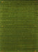 Machine Washable Contemporary Army Green Rug, wshcon1037