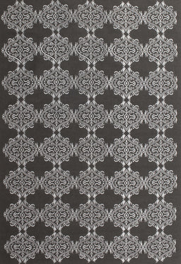 Contemporary Gunmetal Gray Modern Rug, con1041