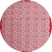 Sideview of Contemporary Red Modern Rug, con1043