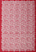 Machine Washable Contemporary Red Rug, wshcon1043