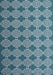 Contemporary Blue Modern Rug, con1044