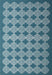 Contemporary Teal Green Modern Rug, con1045