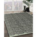 Machine Washable Contemporary Western Charcoal Gray Rug in a Family Room, wshcon1046