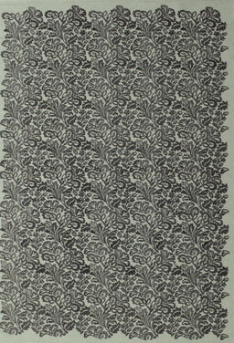 Machine Washable Contemporary Western Charcoal Gray Rug, wshcon1046