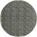 Sideview of Contemporary Charcoal Gray Modern Rug, con1046