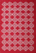 Contemporary Red Modern Rug, con1047