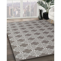 Contemporary Sandstone Brown Modern Rug, con1049