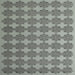 Square Contemporary Ash Gray Modern Rug, con1050