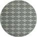 Sideview of Contemporary Ash Gray Modern Rug, con1050