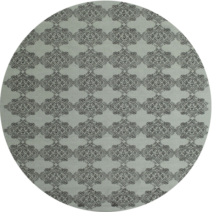 Square Machine Washable Contemporary Ash Gray Rug, wshcon1050