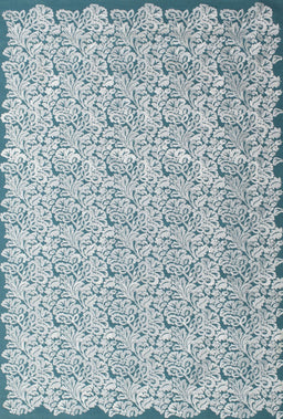 Contemporary Blue Modern Rug, con1055