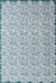 Contemporary Blue Modern Rug, con1055