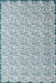 Machine Washable Contemporary Gulf Blue Rug, wshcon1055