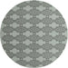 Sideview of Contemporary Dark Gray Modern Rug, con1056