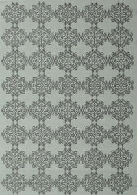 Machine Washable Contemporary Dark Gray Rug, wshcon1056