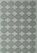 Machine Washable Contemporary Dark Gray Rug, wshcon1056