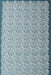 Contemporary Light Steel Blue Modern Rug, con1059