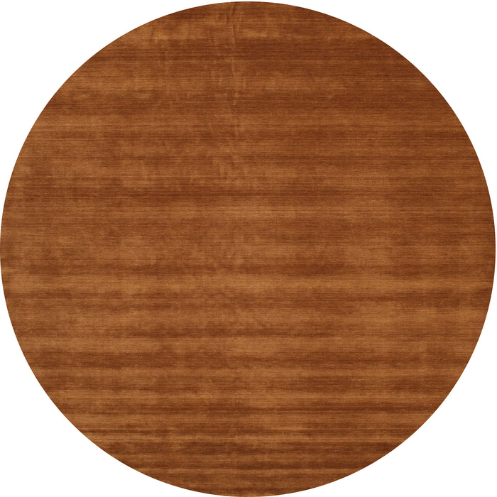 Sideview of Contemporary Mahogany Brown Modern Rug, con105